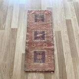 Small rug 2x3, vintage door mat rug, Turkish rug, mini rug, wool handknotted rug