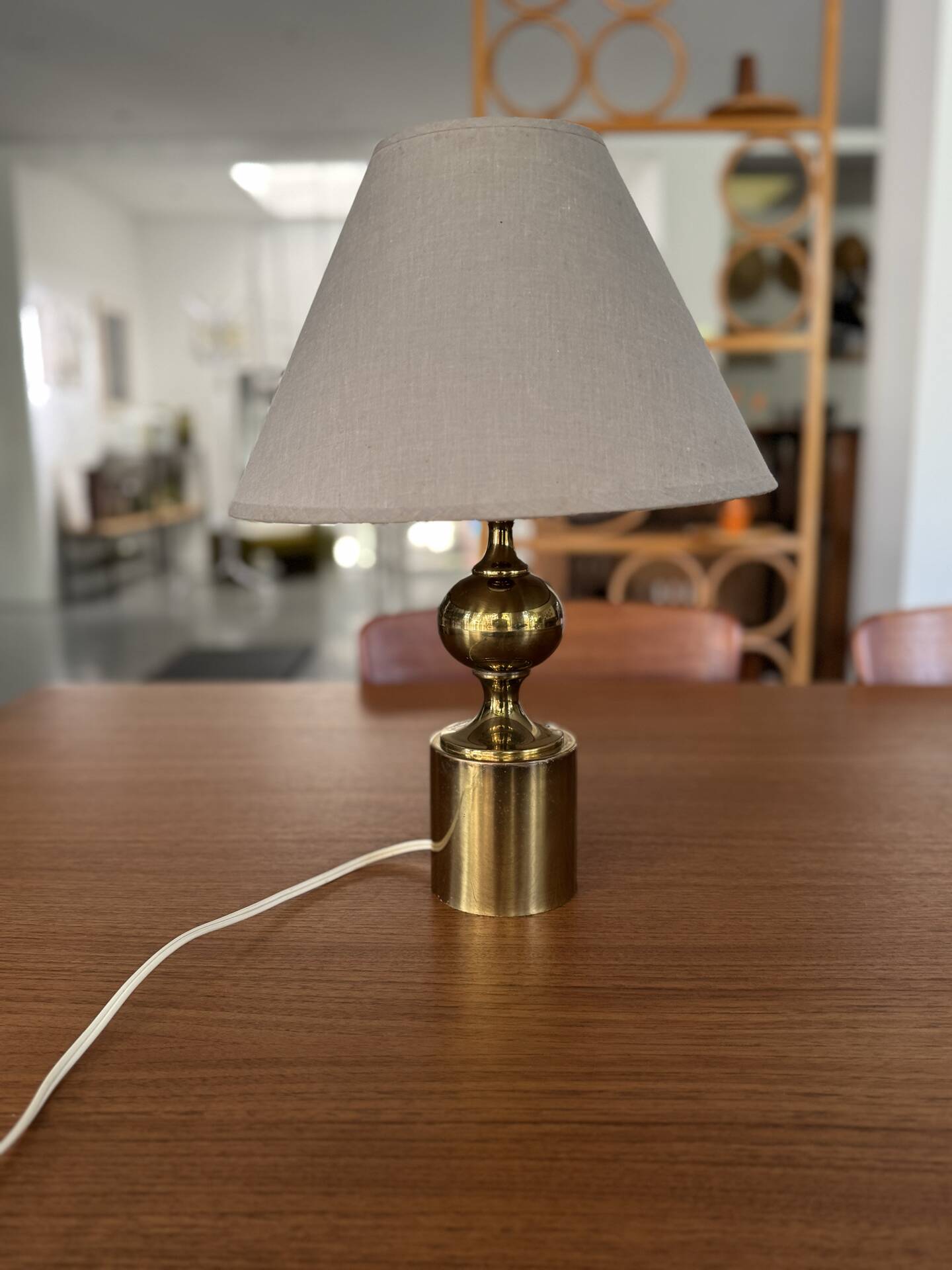 Lampe à poser en laiton
