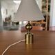 Lampe à poser en laiton