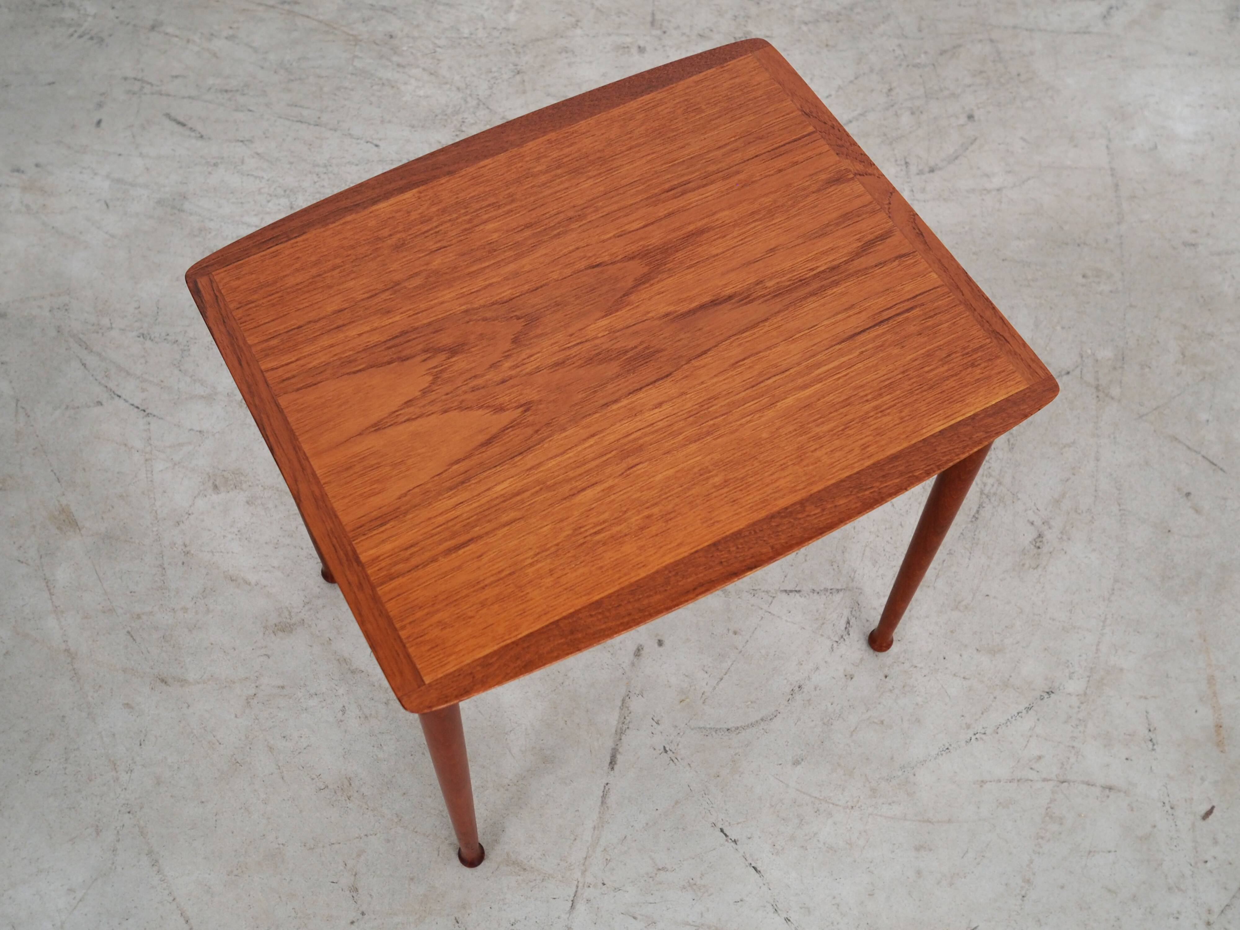 Teak coffee table, Danish design, 1970s, production: Denmark