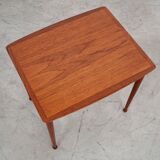 Table basse en teck, design danois, années 1970, production : Danemark