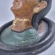 Pair of antique ceramic portrait busts from Rajasthan