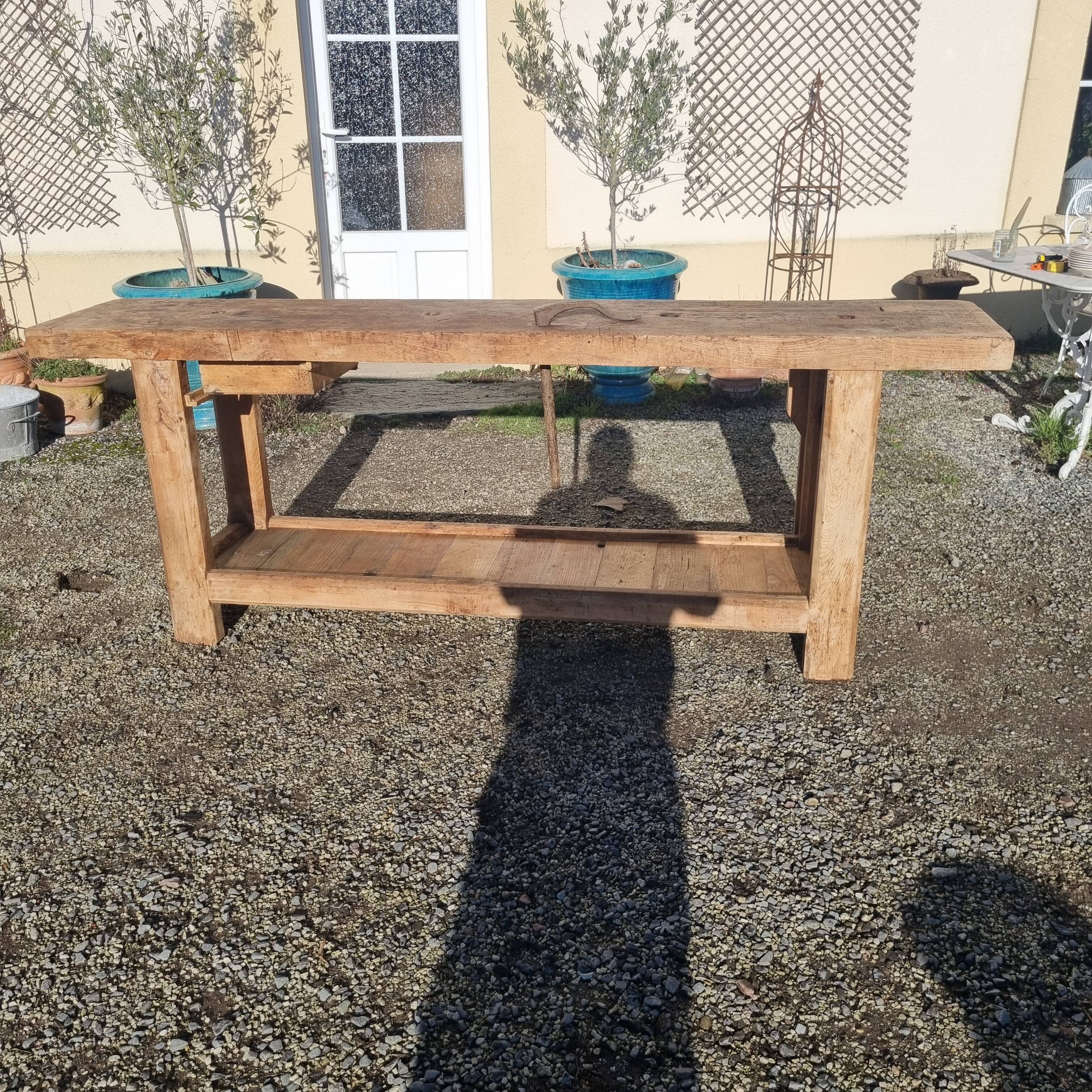 Solid oak table