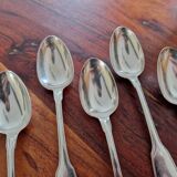 Christofle, Paris - Set of 8 dessert spoons - Vendôme model (Louis XIV style) - in metal