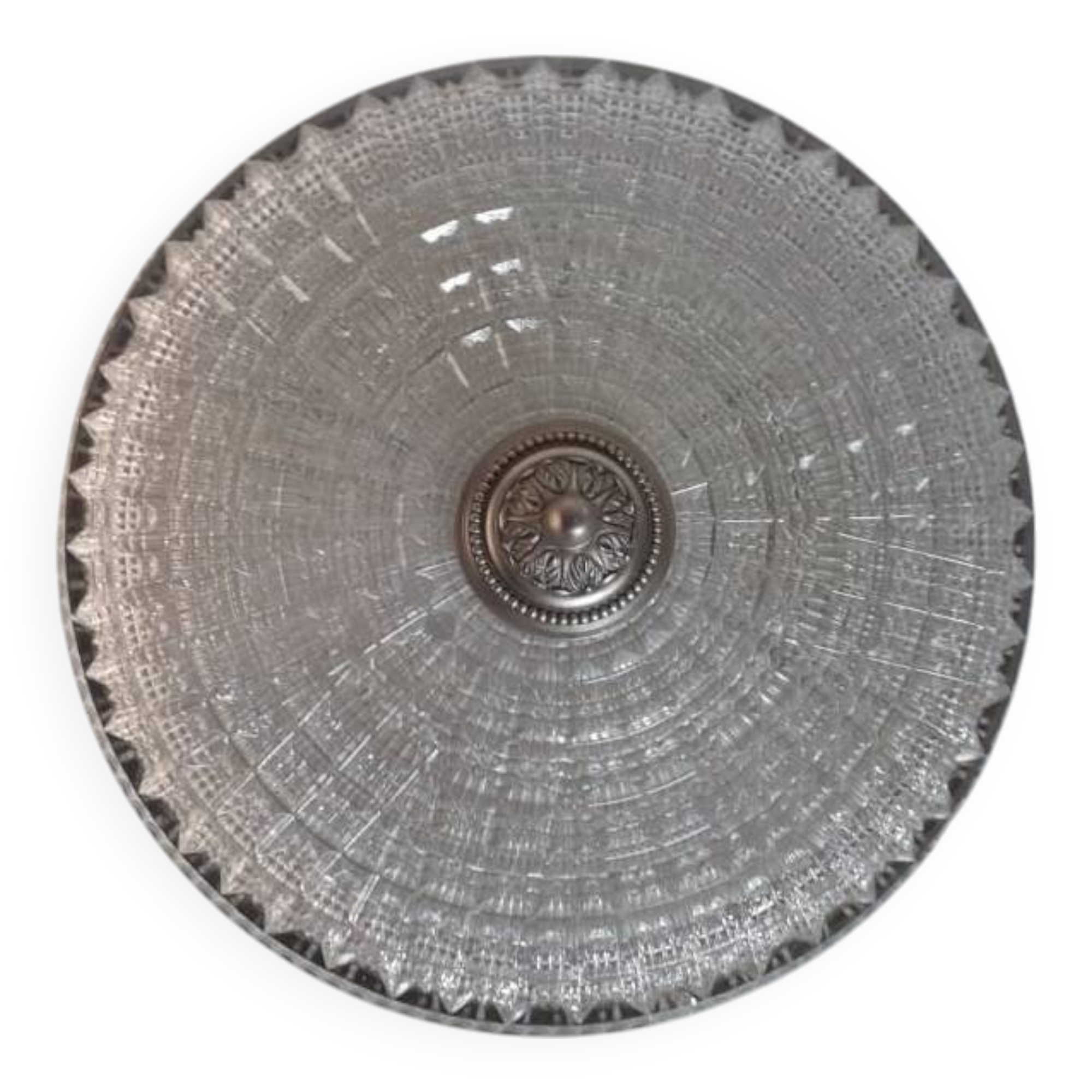 Large and magnificent Lucien Gau ceiling light -35cm