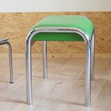 Vintage apple green stool or footrest