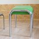 Vintage apple green stool or footrest