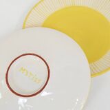 Medium plate - PALM yellow border