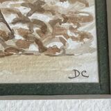2 aquarelles oiseaux