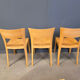Vintage oak dining chairs, 1980s - Belgium