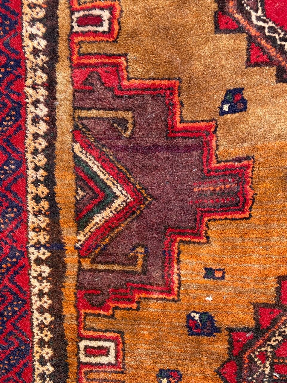 Old carpet turkmen belutch 100x186 cm