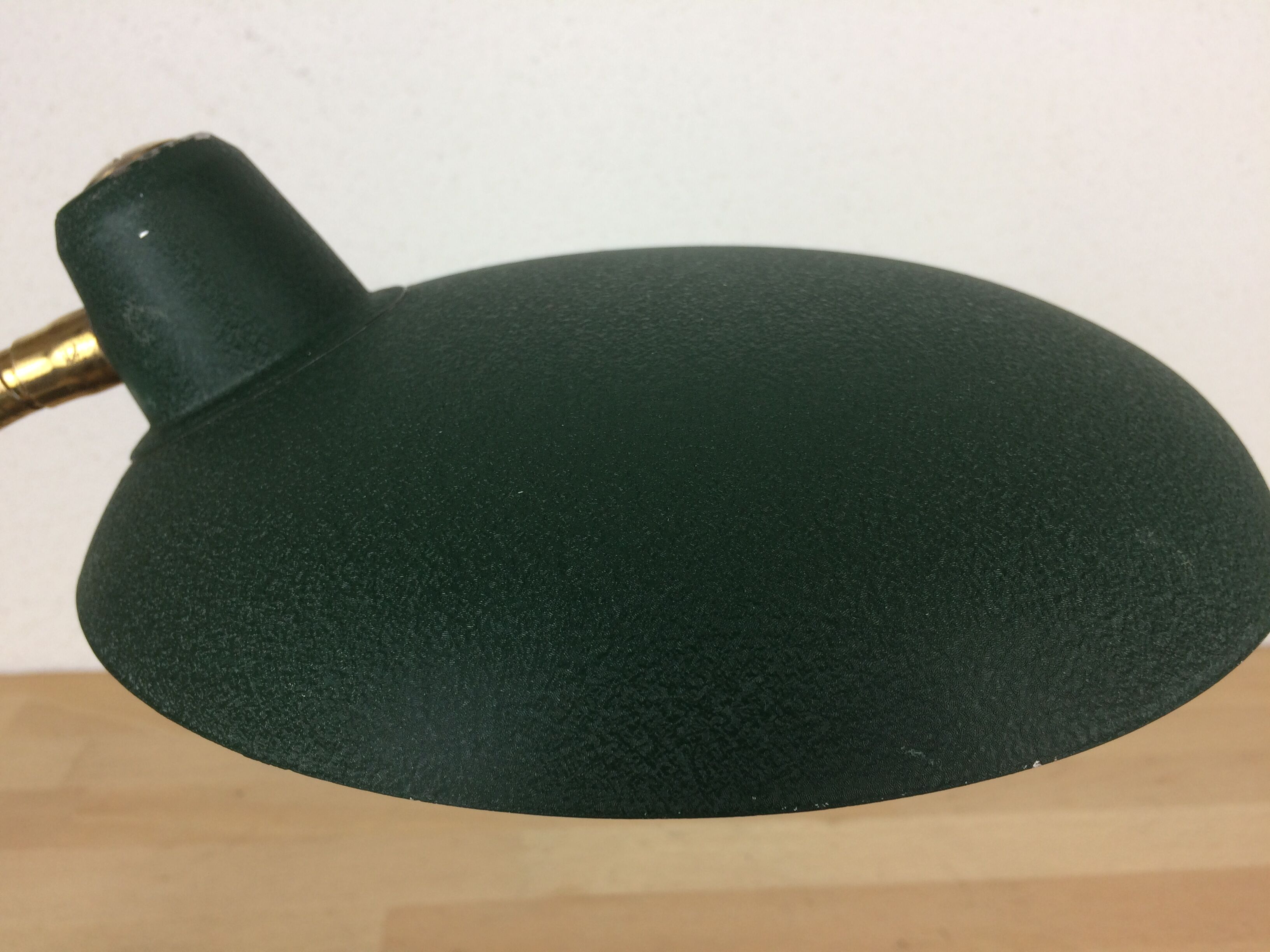 40s green flexible desk lamp