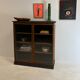 Oak showcase from the 50s
