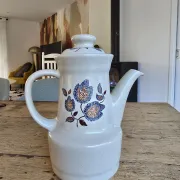 Vintage 1970s coffee pot "Sologne" St Amand earthenware