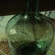 Bonbonne Dame Jeanne Collection Viresa en verre vert
