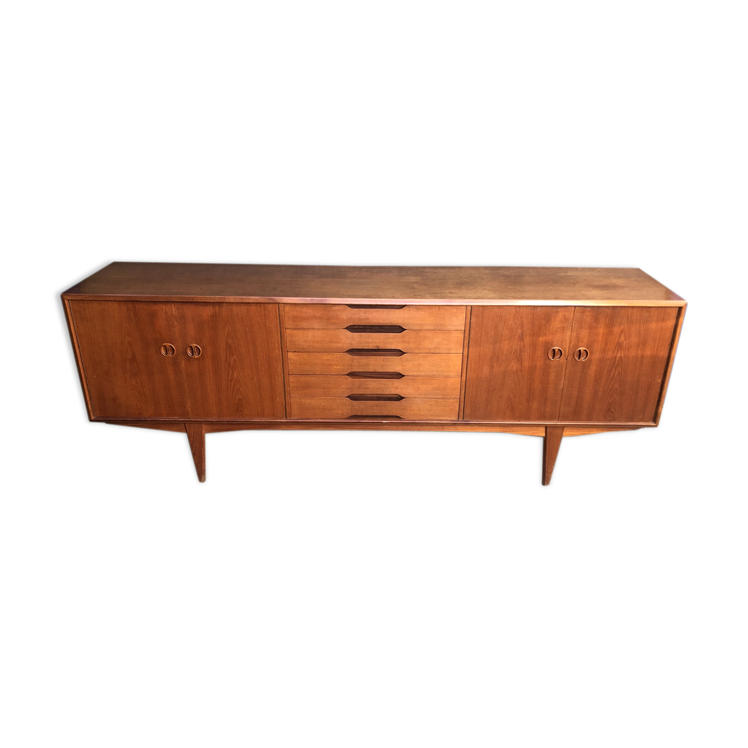 Scandinavian tea shirting 4-door and 5 1960s drawers