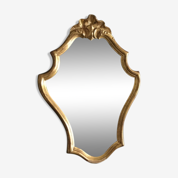 Miroir doré Louis XV