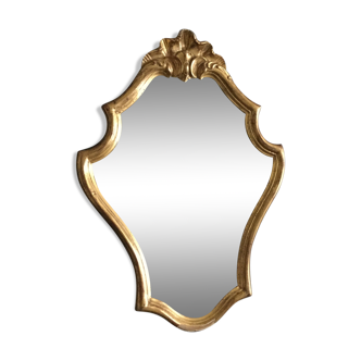 Miroir doré Louis XV