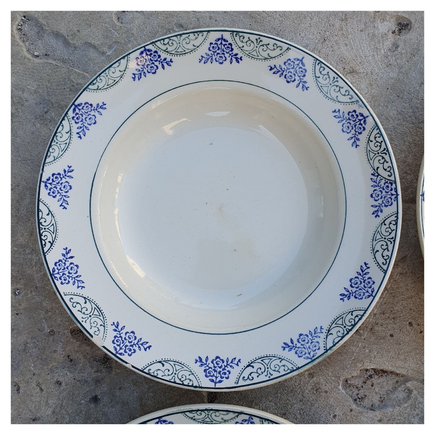 4 plates Hamage & Moulin des Loups