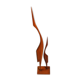 Statuette "Herons" teak 1960s