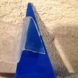 Vintage blue plexiglass sign star