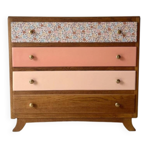Commode vintage rénovée
