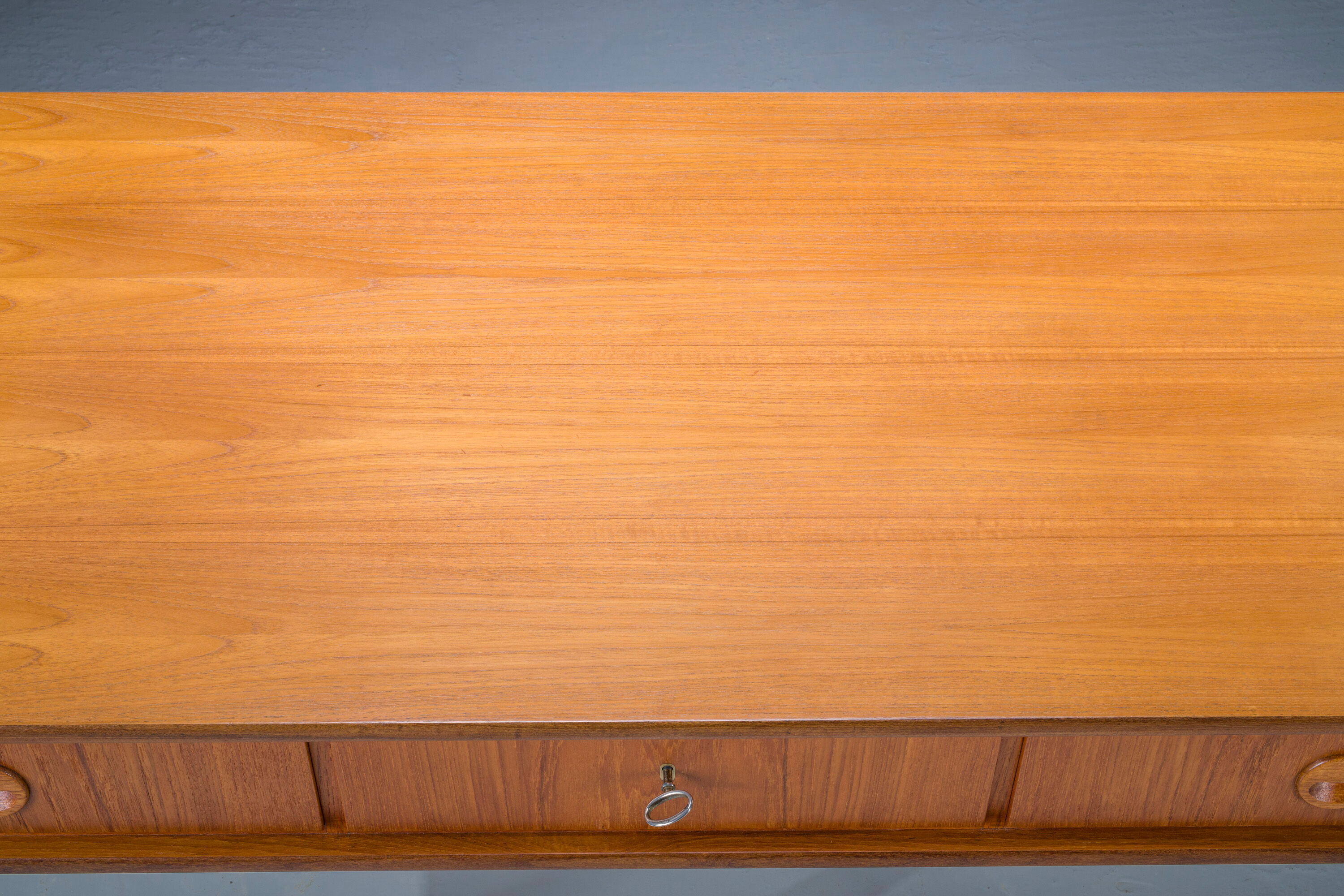 Mid-Century Teak Freestanding Desk from Bartels, 1960s