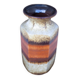 Large West Germany ceramic vase 297-41, scheurich Keramik, decorative vase, floor vase, flower pot