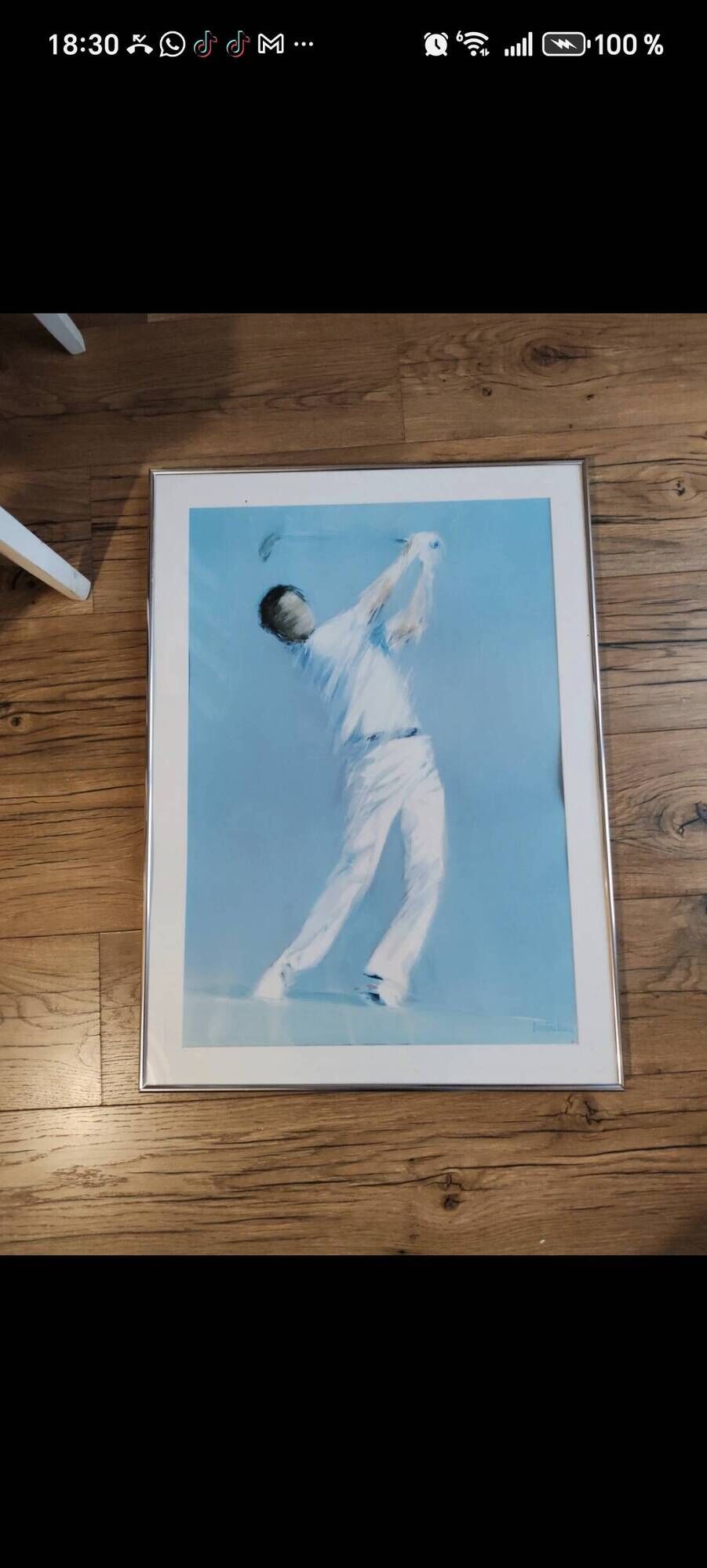Tableau the golfer from Doutreleau