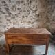 Old oak storage chest or flour bin