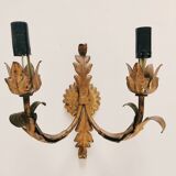 Golden Italian wall lamp