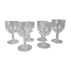 set de 6 verres anciens
