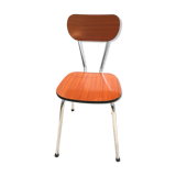 Chaise en formica marron