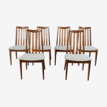 Mid-Century Teak Dining Chairs by Leslie Dandy for G-Plan, 1960s, Set of 6