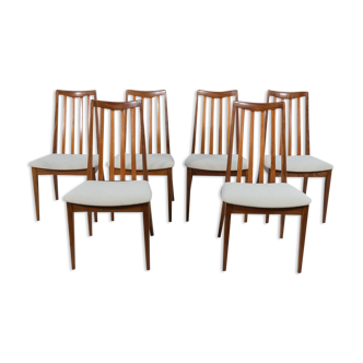 Mid-Century Teak Dining Chairs by Leslie Dandy for G-Plan, 1960s, Set of 6