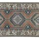 Vintage Turkish hallway rug 80x386 cm