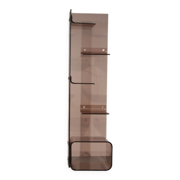 Iconic Michel Dumas Plexiglas bookcase – 1970s French space age design