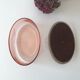 Oval glass candy