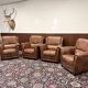 Ensemble de fauteuils Chesterfield anglais classiques