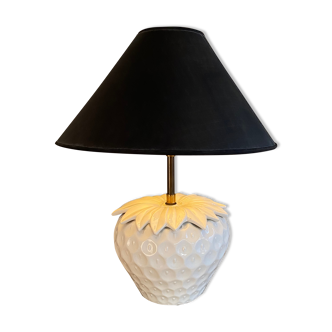 Italian ceramic lamp, strawberry shape, 1960s