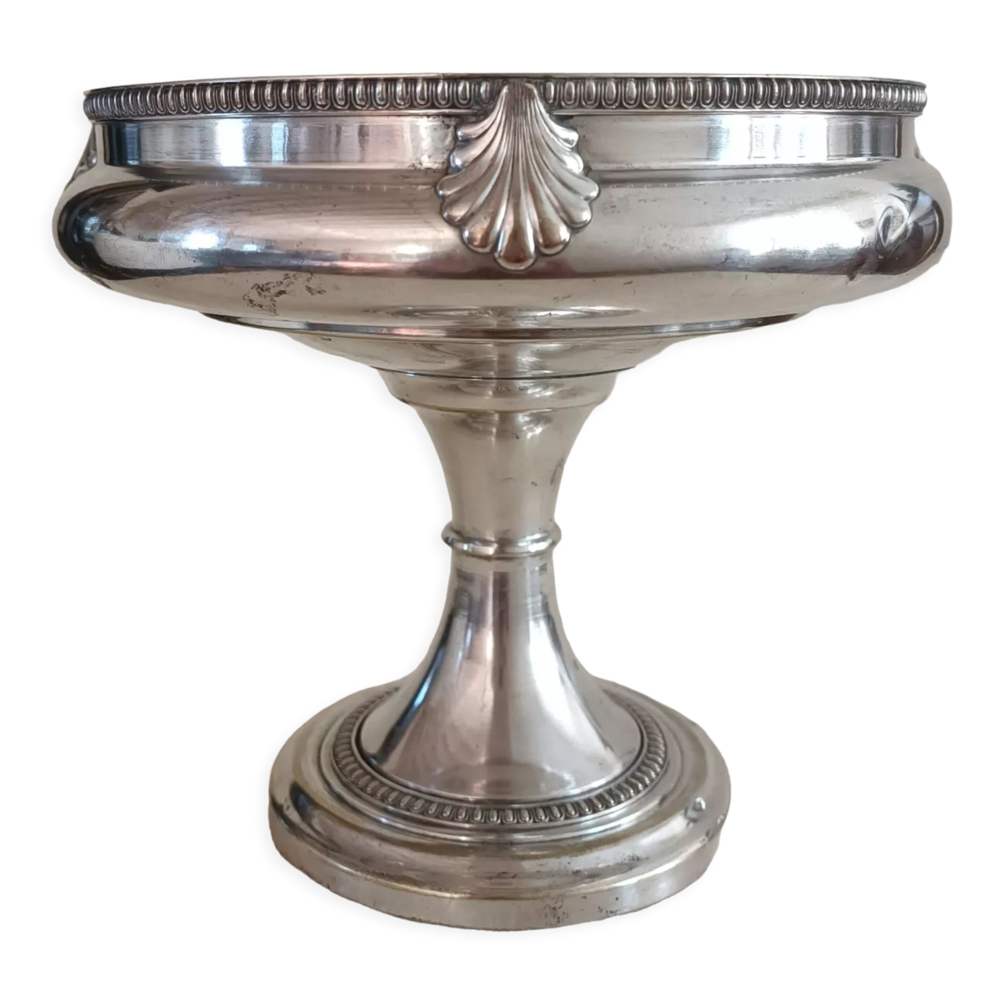Silver metal stand cup
