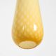 Beautiful yellow & white italian Mid Century Murano glass pendant lamp