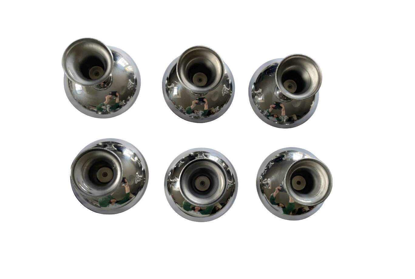 Guy Degrenne stainless steel ice cream bowls 18/10