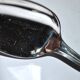 Set of 12 ercuis soup spoons in silver metal - marly rocaille decoration 20.5cm