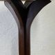 Vintage wooden pedestal table