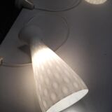 Set of 3 lamps suspended in glass by Louis Kalff for Philips