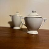 Sucrier et pot à lait en Porcelaine de limoge