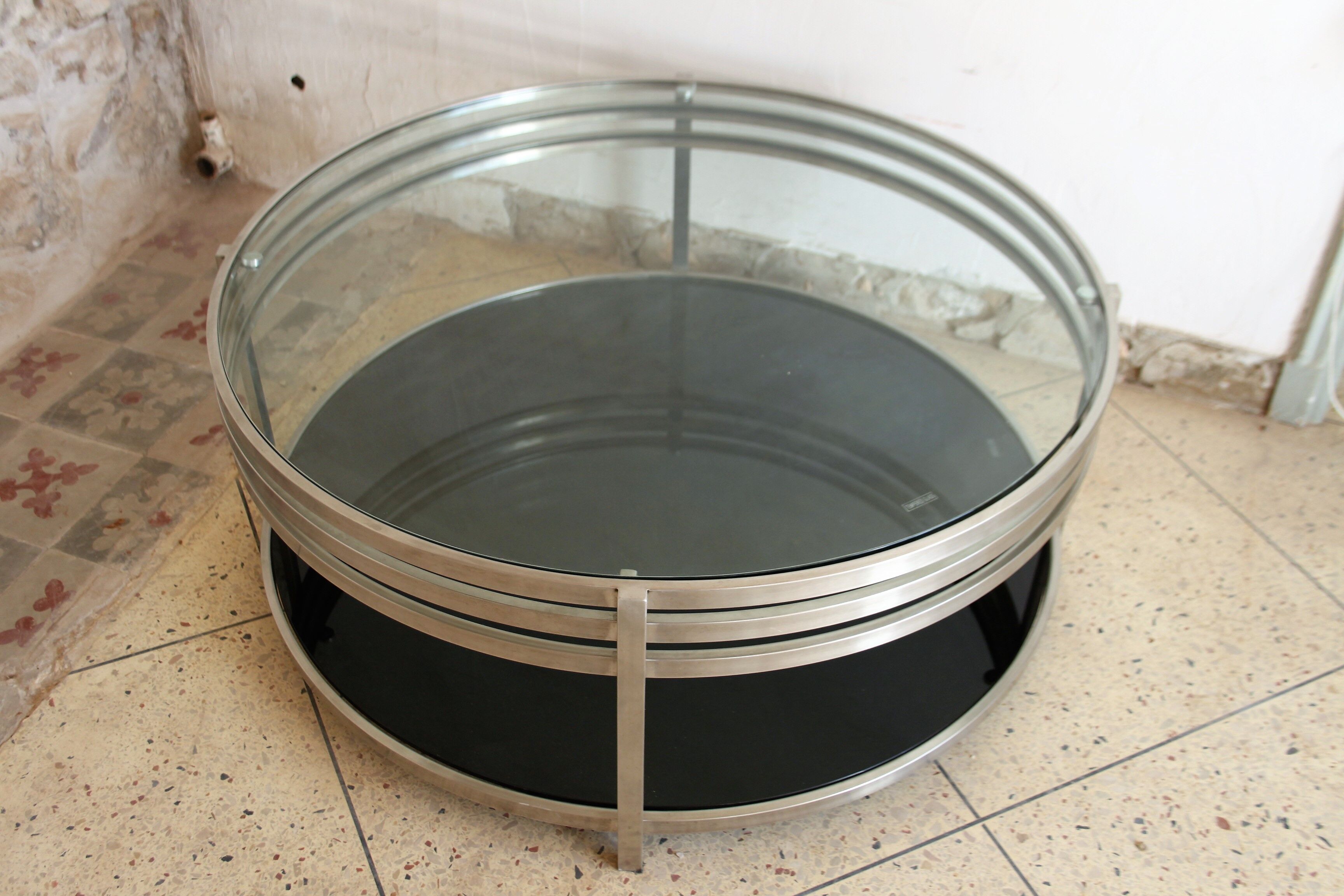 Table basse design années 70