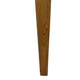 Vintage pinewood side table 60s handmade side table minimalist design