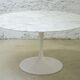 Table 137 cm Tulip Vintage by Eero Saarinen for Knoll Calacatta marble
